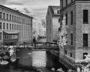 building by water