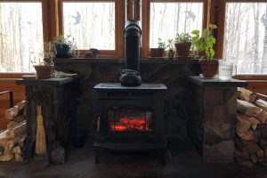 wood stove