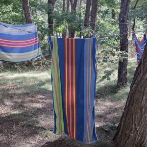 towel on clothesline