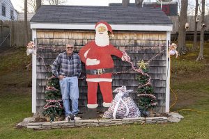 santa and crew