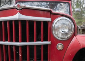 red car headlamp